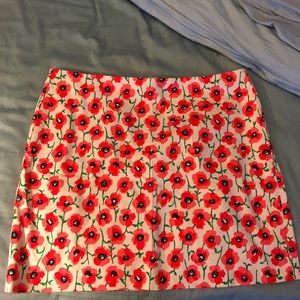Factory Poppy Skirt